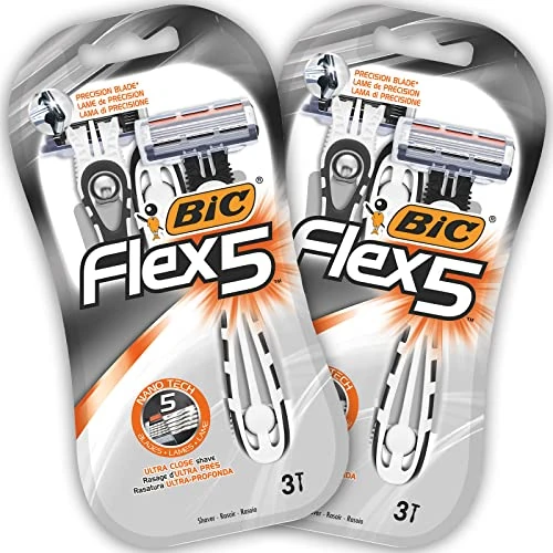 期間限定オファー: BIC Flex5 Men's Disposable Razors - Bundle of 2 Packs of 3 通常価格 17.29 JPY セール価格 11.90 JPY (割引 31%)
