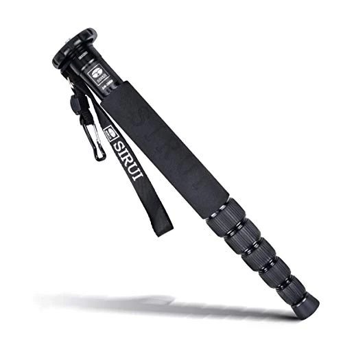 SIRUI AM-306M Camera Travel Monopod Aluminium Height 155 cm Maximum Load 10 kg Weight 0.56 kg with Hand Strap and Compass