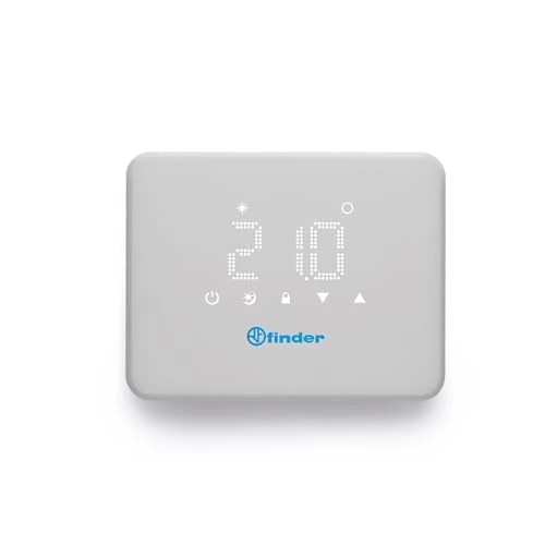 Offerta a tempo: Finder BLISS T Termostato Digitale di Design Tipo 1T.91. Alimentazione a batterie. 2 temperature selezionabili: giorno/notte. Interfaccia semplice e intuitiva. Colore Bianco - 5% da 54.90 € a 51.90 €