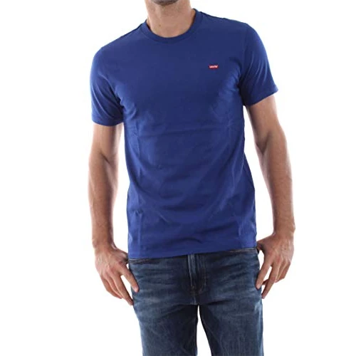 Offerta a tempo: Levi's Ss Original Housemark Tee, T-shirt Uomo, Sodalite Blue, 3XL - 70.66% da 50.99 € a 14.96 €