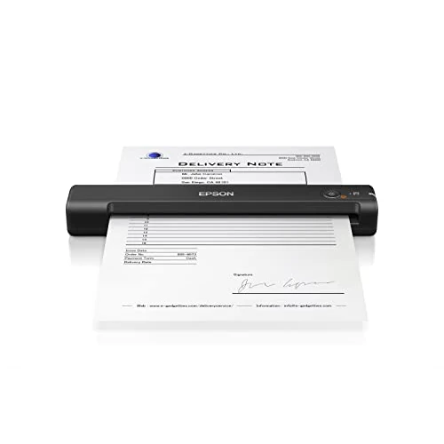 Offerta a tempo: Epson WorkForce ES-50 Scanner Portatile Compatto Leggero, Alimentazione USB — 35% da 153,99 € a 99,99 €