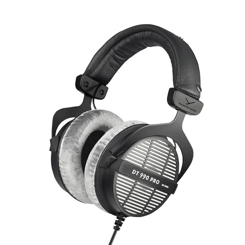 Offerta a tempo: beyerdynamic DT 990 PRO Cuffie da Studio, Aperte, 80 Ohm | Design aperto, riproduzione sonora precisa, realizzate a mano in Germania – per mixing, mastering ed editing - 0.00% da 149.00 € a 149.00 €