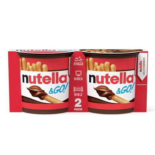 Offerta a tempo: Nutella & Go, 2 Snack Monoporzione con Nutella e Croccanti Grissini — 15% da 3,49 € a 2,95 €