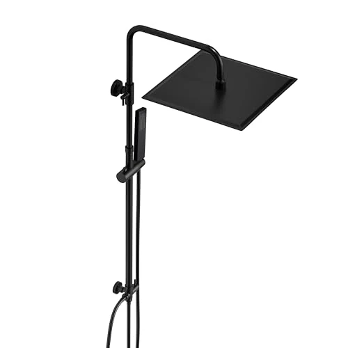 Oferta limitada: JOHO Columna Ducha Negro sin Grifo Conjunto Ducha Set Ducha de Altura Adjustable Sistema Ducha Baño Acero Inoxidable 304 Juego ducha con Alcachofa Ducha Mano Cabezal Ducha lluvia Cuadrado 30x30cm de 118.96 € a 118.96 € (ahorro 0.00%)