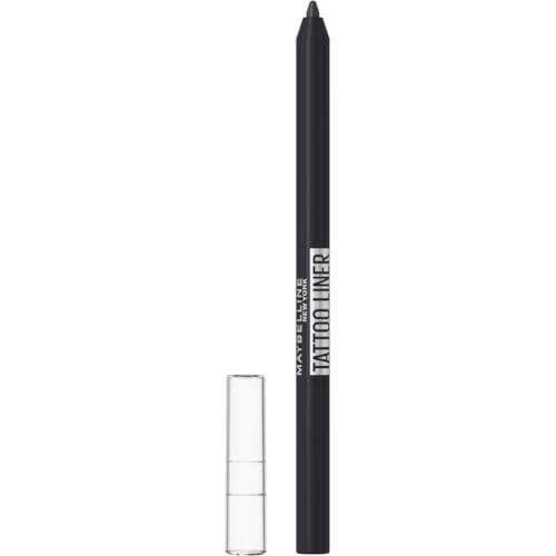 Offerta a tempo: Maybelline New York Matita Occhi in Gel, Colore Intenso, Tenuta Fino a 36H, Formula No Transfer, Per Look Grafici e Definiti, Tattoo Liner Gel Pencil, Tonalità: Deep Onyx - 28% da 7.95 € a 5.69 €