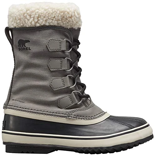 Offerta a tempo: Sorel Winter Carnival Boot WP, Stivali da Neve Impermeabili, Donna, Quarry/Black 2023/2024, 37 EU - 11% da 129.99 € a 116.20 €