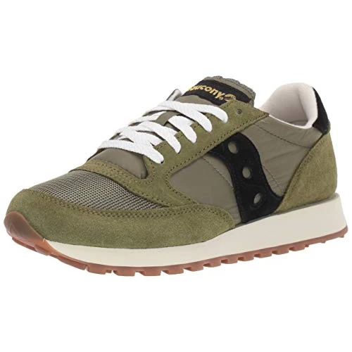 Saucony Jazz Original Vintage Homme, Olive/Black, 42