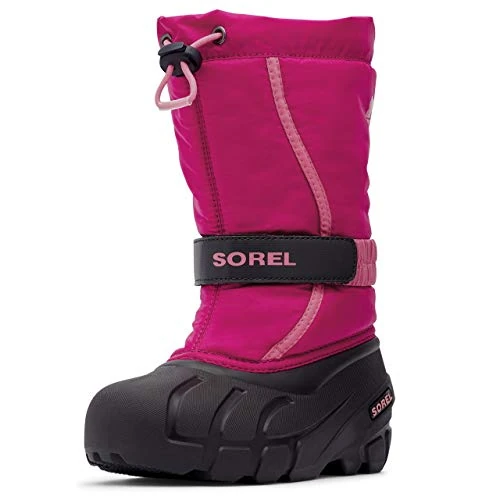 Sorel Flurry Boot, Stivali Invernali, Unisex - Bambini e ragazzi, Deep Blush/Tropic Pink 2023, 39 EU