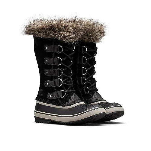 Limitiertes Angebot: Sorel JOAN OF ARCTIC WATERPROOF Schneestiefel für Damen, Schwarz (Black x Quarry), 40.5 EU von 215.00 EUR auf 138.99 EUR (Spare 35%)