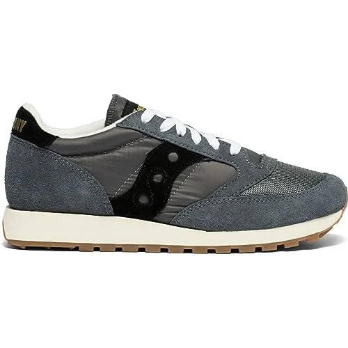 Saucony Jazz Original Vintage, Sneaker Uomo, Grigio Nero, 40 EU