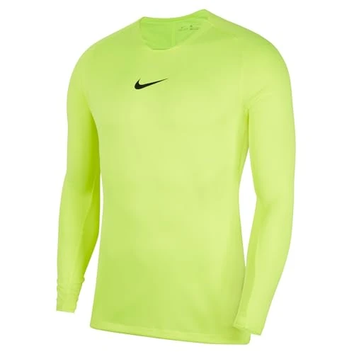 Offerta a tempo: Nike Dry Park 1Stlyr Jersey LS, Maglietta a Maniche Lunghe Uomo, Giallo (Volt/(Black), XL - 33% da 27.99 € a 18.72 €
