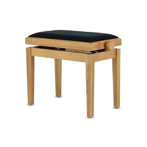 Oferta limitowana: Ława fortepianowa GEWA Deluxe, drewno lite, regulowana wysokość, naturalny mat z 397.49 zł na 397.49 zł (oszczędź 0.00%)