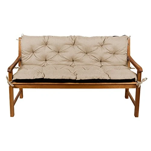 Offerta a tempo: gutekissen Cuscino per panchina, per terrazze, prato, altalena da giardino, giardino L (150 x 50 x 50 cm, beige) - 0.00% da 56.00 € a 56.00 €