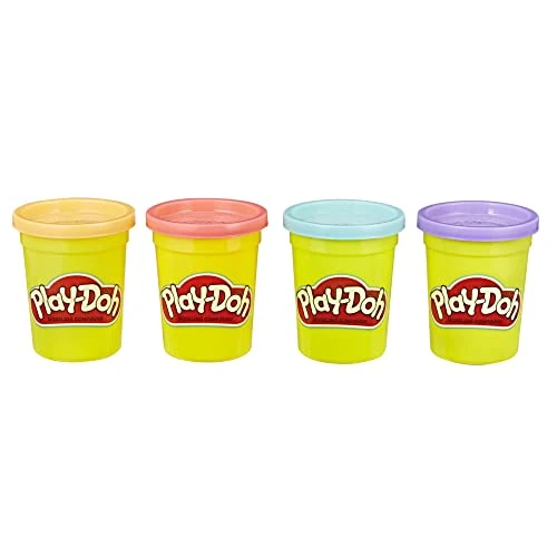 Zeitlich begrenztes Angebot: PlayDoh 4er Pack Sweet, Bastel-Set in Pastellfarben für Kleinkinder, Dosen je 112g (pink, hellblau, Hellorange, lila), für fantasievolles Spielen ab 2 Jahren von 5.29 € auf 5.29 € (0.0% Rabatt)