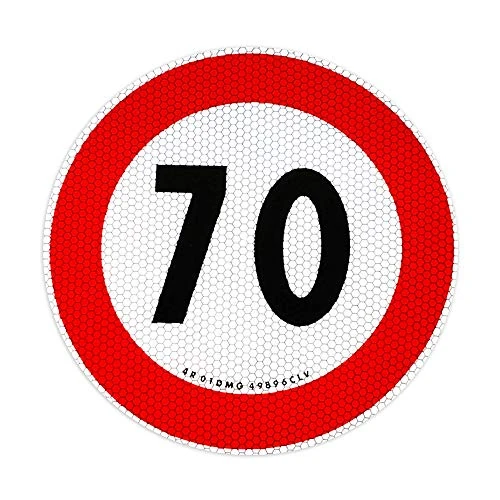 Limited-time offer: Sticker Speed Limit 70 km/h EU, Approved from 4.49 GBP to 4.49 GBP (save 0%)