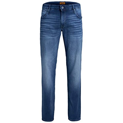 Offre limitée : Jack & Jones JJIGLENN JJ 357 50SPS Jean Slim fit pour Homme, Bleu Denim, 27W / 32L de 79.99 € à 33.92 € (58% de remise)