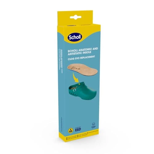 Dr. Scholl Semelle anatomique antistatique de rechange pour Clog Evo 46/47