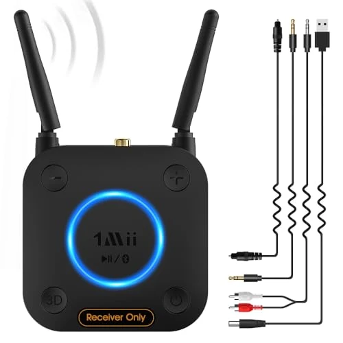 Offerta a tempo: 1Mii B06Pro Ricevitore Bluetooth 5.3 HiFi Lungo Raggio 60m Controllo Volume - 0.00% da 39.99 € a 39.99 €