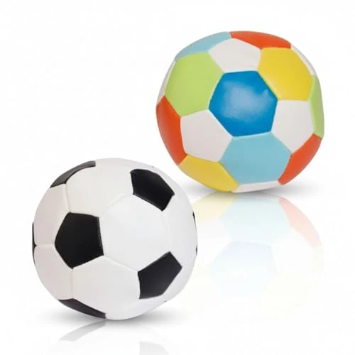 Zeitlich begrenztes Angebot: alldoro Mini Softball, 2er Set, Ø 10 cm, kleine weiche Soft-Fußbälle von 15.99 € auf 15.99 € (0.00% Rabatt)