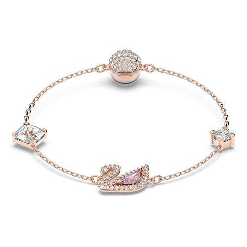 Oferta limitada: Swarovski Pulsera Dazzling Swan, Cierre magnético, Cisne, Rosa, Baño tono oro rosa de 119.00 € a 86.52 € (ahorro 27%)