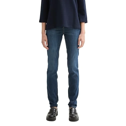 TOM TAILOR Women's Jeans 10622022 Alexa Slim, 10282 - Dark Stone Wash Denim (2), 31W / 30L