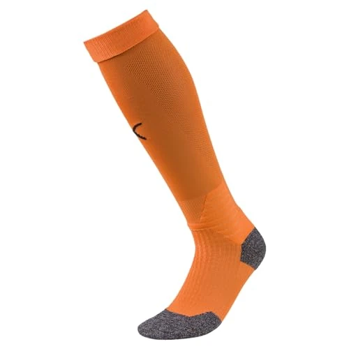 PUMA Men's Team LIGA Socks, Golden Poppy Black, 10-12