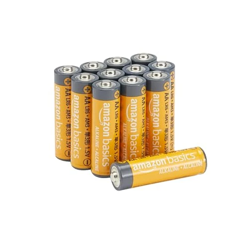 Oferta limitada: Amazon Basics - Paquete de 12 pilas alcalinas AA de alto rendimiento, 1,5 voltios, vida útil de 10 años de 8.74 € a 8.74 € (ahorro 0.00%)