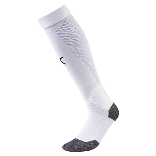 PUMA Men's Team LIGA Socks, Whitepuma Black, 3.5-6