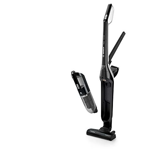 Bosch Flexxo Serie | 4 - Aspirapolvere Ricaricabile senza Filo, Scopa Elettrica e Aspirapolvere a Mano 2 in 1 con Accessori Multisuperficie Integrati, 21.6V, Nero