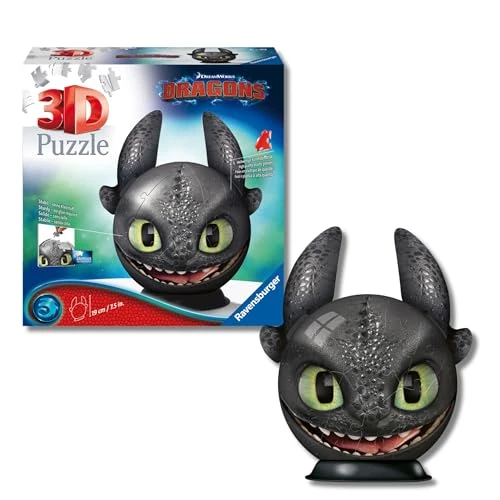 Offerta a tempo: Ravensburger - Puzzle 3d Dragons | Puzzle 3d Bambini 6 Anni O Più | Regalo Bambina E Bambino 77 Pezzi | Giochi Bambini 6 Anni | Modellismo Da Costruire Di 77 Pezzi - 15% da 14.99 € a 12.74 €