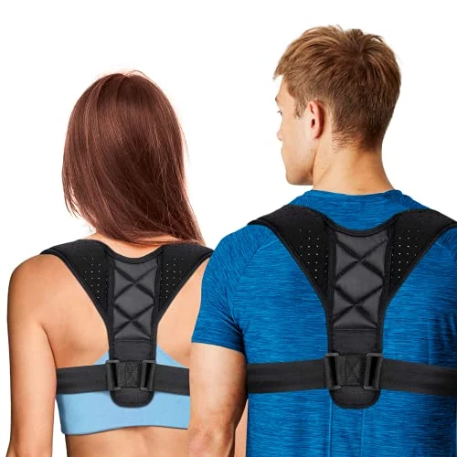 Offerta a tempo: athlitis Correttore Postura Uomo Donna, DISP. MEDICO CE, Fascia Posturale Spalle e Schiena Traspirante Regolabile, Supporto per Schiena Dritta e Raddrizza Spalle, + Fascia Elastica ed E-Book - 21% da 29.99 € a 23.61 €