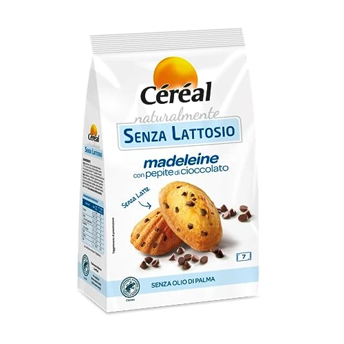 Offerta a tempo: Céréal LE ORIGINALI Madeleine con Pepite di Cioccolato, merendine Senza Lattosio — 16% da 3,95 € a 3,30 €