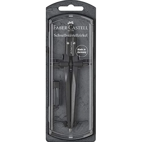 Limited-time offer: Faber-Castell Stream Quick-Set Compass - Black Stone, 174530 from 9.87 GBP to 9.87 GBP (save 0%)