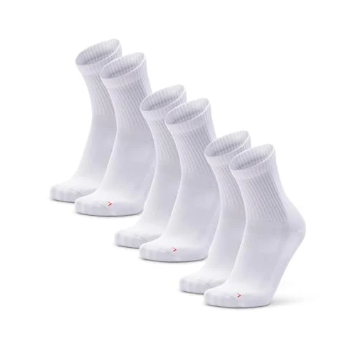 Oferta limitada: DANISH ENDURANCE Calcetines Casuales Deportivos, 3 y 5 Pack Blanco 39-42 | Calcetines Deportivos Media Caña, Ligeros, Secado Rápido y Ajuste Ceñido, para Running, Gym y Entrenamientos Intensos, Unisex de 29.95 € a 26.95 € (ahorro 10%)