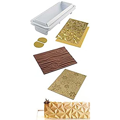 Oferta ograniczona: Silikomart - Zestaw diamencików buk, mata z motywem mrożonego buku, magiczna mata do drewna, kształt silikonu z 174.53 EUR na 174.53 EUR (znizka 0%)