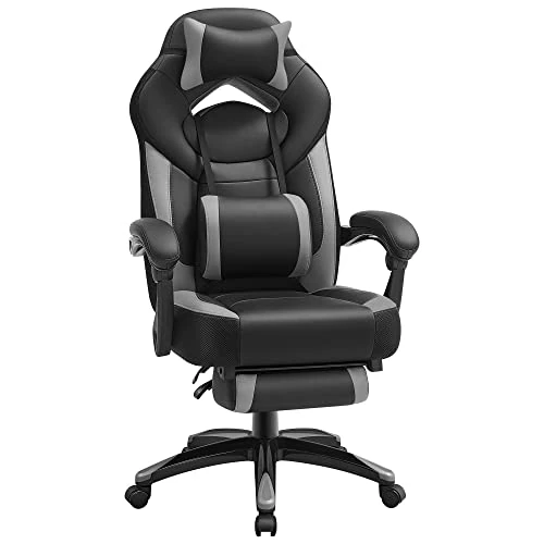 Zeitlich begrenztes Angebot: SONGMICS Gaming-Stuhl, Bürostuhl, mit Fußstütze, Tragkraft 150 kg von 129.99 € auf 103.99 € (20% Rabatt)