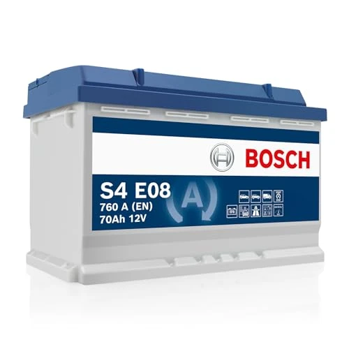 BOSCH 12 Volt 70, Ah 760, A/EN 0 092 S4E 081 L 278mm B 175mm H 190mm