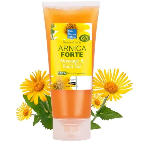 Offerta a tempo: Arnica Gel FORTE & Concentrato 90% di Estratto di Arnica BIO da Agricoltura Biologica. Gel Massaggi Muscolari e Articolari. Idratante per la Pelle - 200 ml - 36% da 15.50 € a 9.99 €