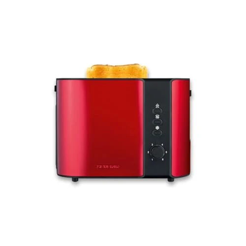 Severin AT 2217 toaster 2 slice(s) 800 W Metallic, Red