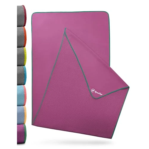 Offre limitée : NirvanaShape Serviette de Yoga antidérapante | Serviette de Hot Yoga à Picots antidérapants | Serviette de Yoga hygiénique-À Poser sur Le Tapis de Yoga [ 185 x 63 cm ] de 27.99 € à 27.99 € (0.00% de remise)
