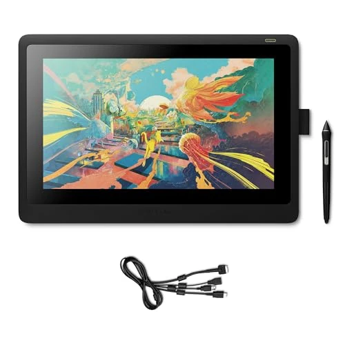 Oferta ograniczona: Wacom Cintiq 16 Tablet Piórkowy z Wyświetlaczem Full HD 1920 x 1080 i Piórem Pro Pen 2, Kompatybilny z Systemami Windows i Mac z 1899.00 EUR na 1899.00 EUR (znizka 0%)
