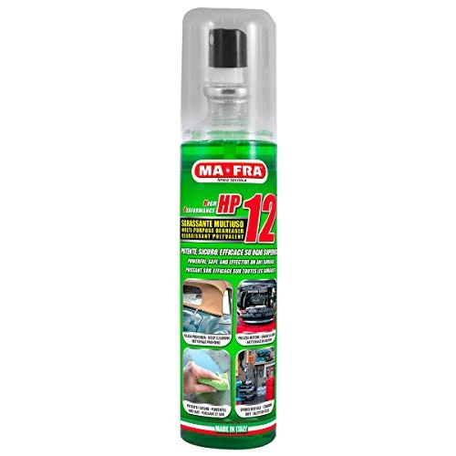 Oferta limitada: Mafra, HP12, Desengrasante Universal Profesional Multiusos, Para Todas las Superficies, Potente y Seguro, Para Limpiar en Profundidad Hasta la Suciedad Más Difícil, 125ml de 10.80 € a 7.20 € (ahorro 33.33%)