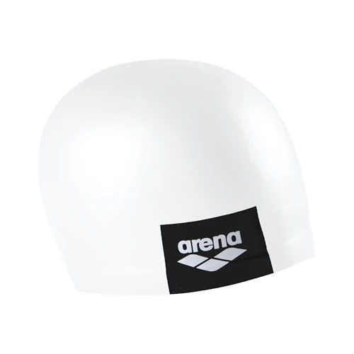 Offerta a tempo: Arena Logo Moulded, Cuffia Unisex Adulto, Bianco (White), Taglia Unica - 22% da 14.00 € a 10.99 €