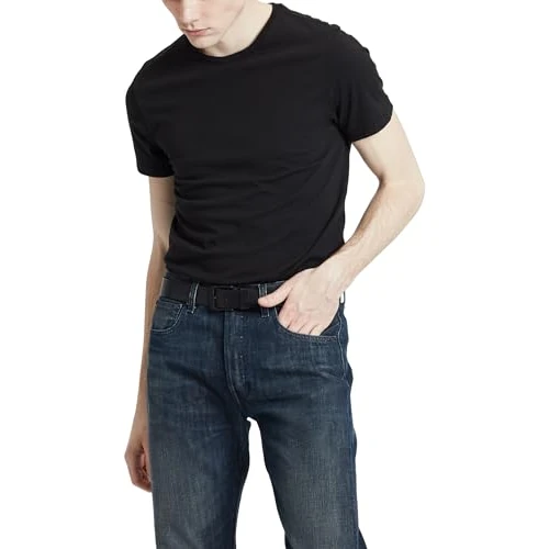 Oferta limitada: Levi's Slim 2-pack Crewneck Tee Camiseta, Black + Black, XS Hombre de 40.00 € a 22.41 € (ahorro 44%)