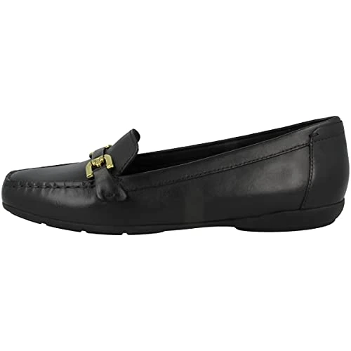 Oferta limitada: Geox Annytah Ms, Mocasines Transpirable con un Aspecto Clasico para Mujer, Negro (Black C9997), 38.5 EU de 109.90 € a 66.99 € (ahorro 39%)