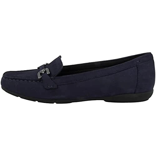 Offerta a tempo: Geox D Annytah Moc A, Mocassini Donna, Blu (Dk Blue), 39.5 EU - 43% da 99.90 € a 56.99 €