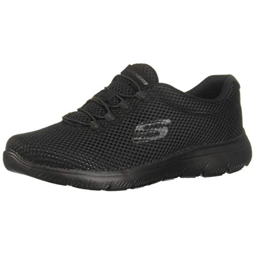 Oferta limitada: Skechers Mujer Summits Trainer, Black Mesh/ Trim, 41 EU de 57.90 € a 49.48 € (ahorro 14.54%)