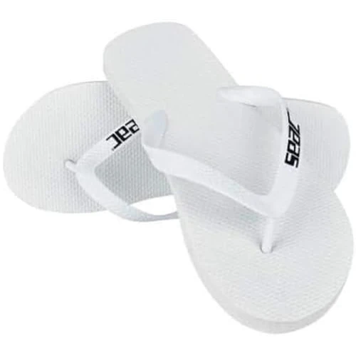 SEAC Ohau, Rubber Flip Flops for Sea, Pool, Beach and Boat, White, 5/6 UK