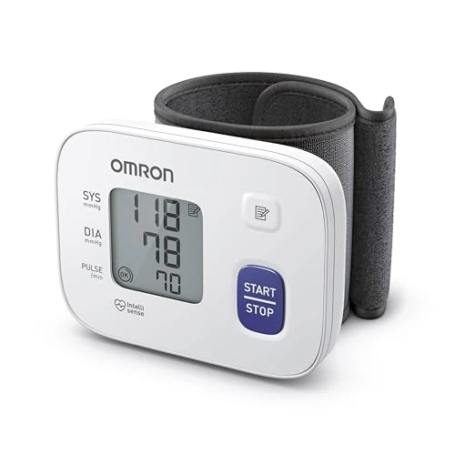 Offre limitee: OMRON RS1 Tensiomètre automatique au poignet pour un usage domestique ou en déplacement – Validé cliniquement, tensiomètre avec brassard préformé 13,5 – 21,5 cm, guide d'enveloppement du brassard de 32.50 EUR a 23.99 EUR (economie 26%)