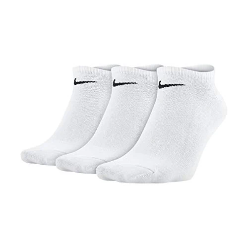 Nike SX7678-100 Nike Everyday Lightweight Calzini Unisex Adulto WHITE/BLACK Taglia L